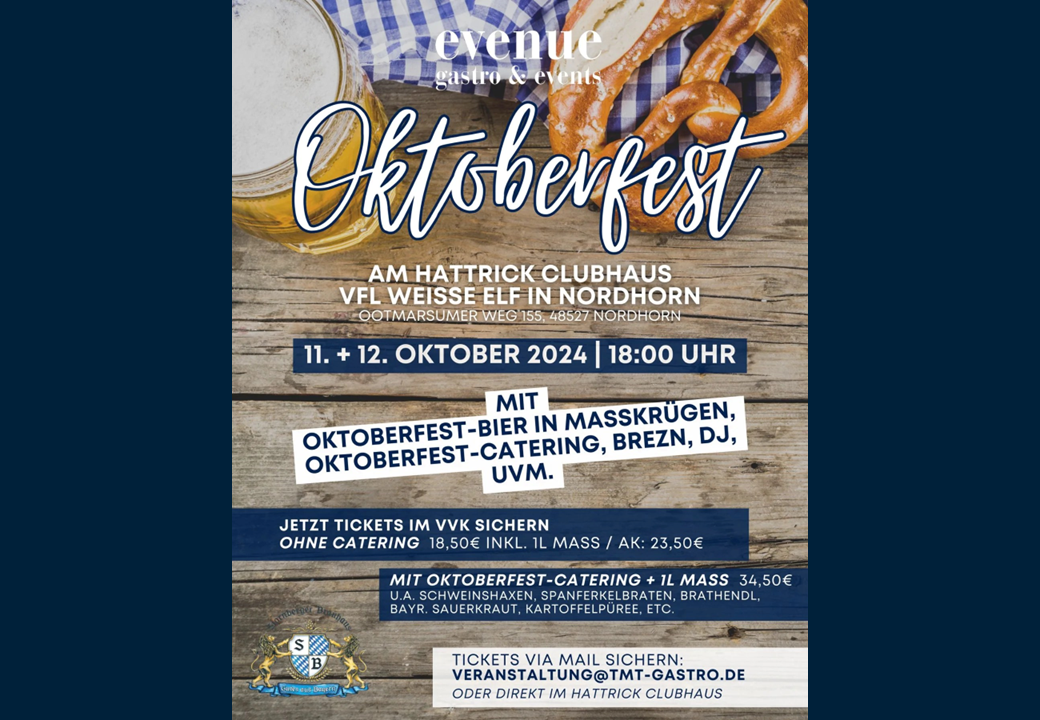 Oktoberfest am 11. und 12. Oktober