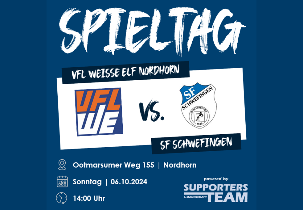 Erste am Sonntag (6.10.) im Heimspiel gegen Schwefingen